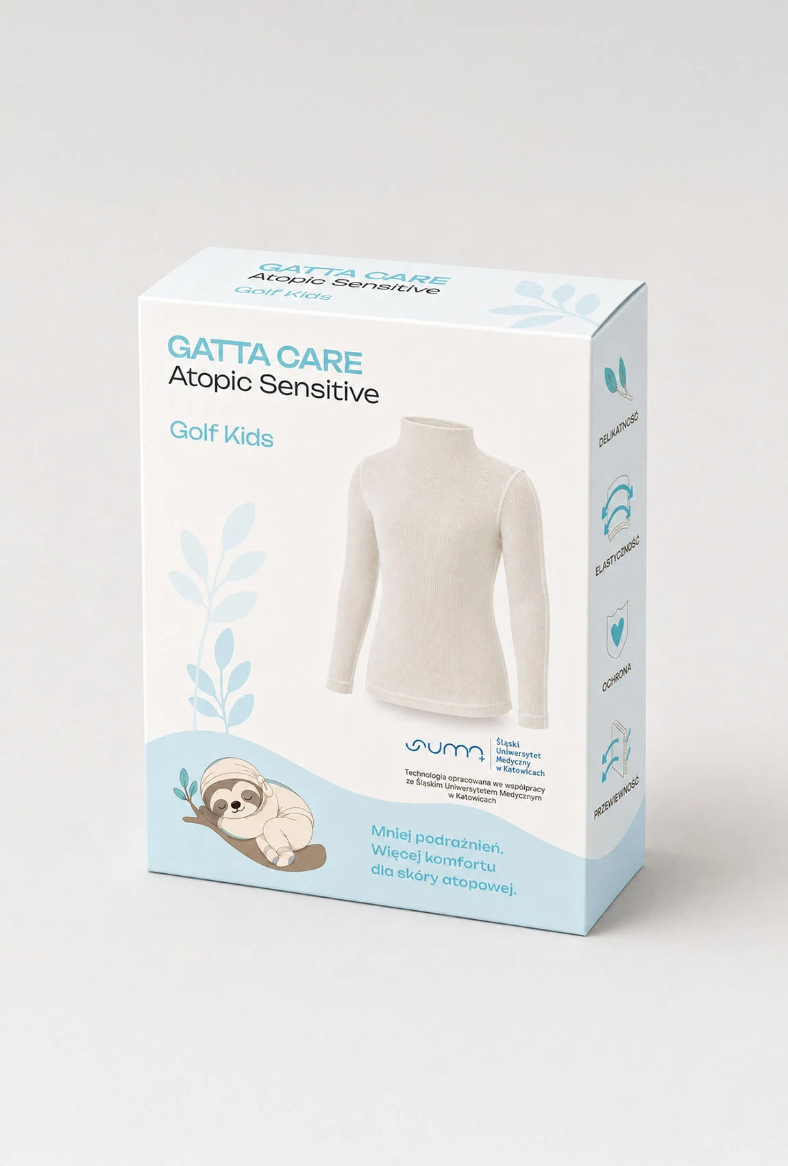 Golf bezszwowy dziecięcy Atopic Care