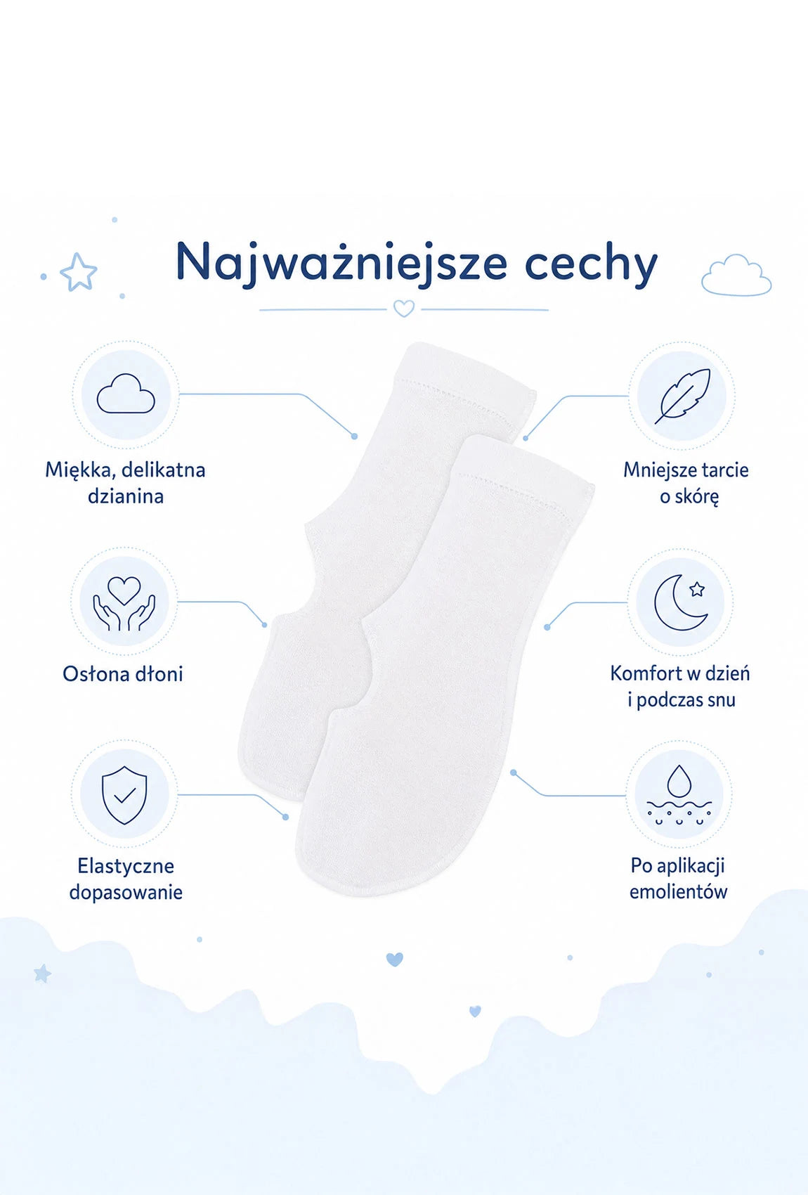 Rękawiczki dziecięce Atopic Care